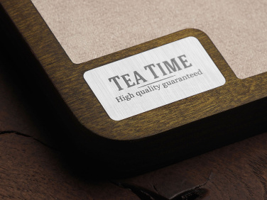 Logo trade promotional items image of: Wooden desk organiser 1818121