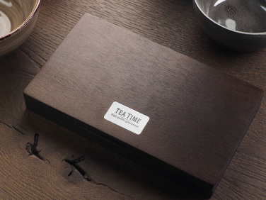 Logo trade promotional giveaways image of: Wooden bill box 1816121