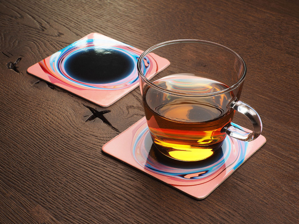 Logo trade business gift photo of: Printed paper coaster 1839117