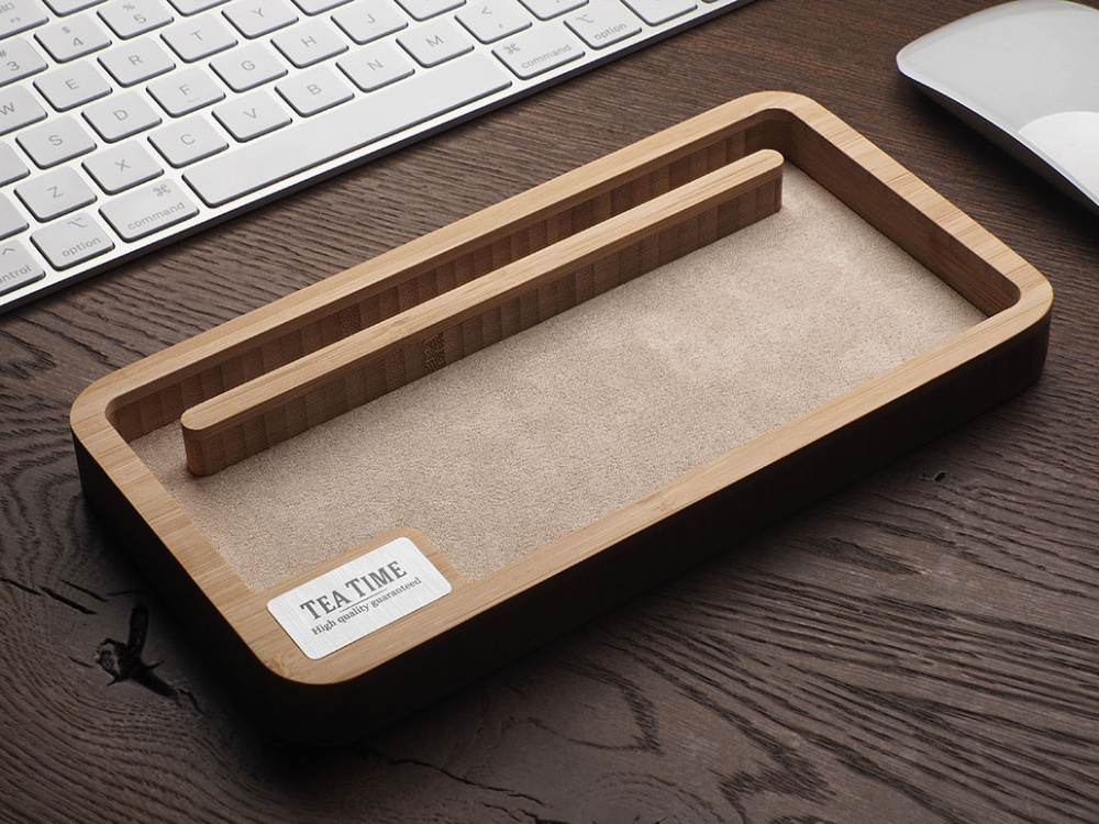 Logotrade business gift image of: Wooden desk organiser 1818292