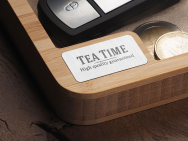 Logo trade corporate gifts image of: Wooden desk organiser 1846292