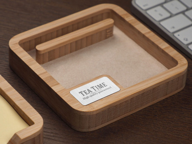 Logo trade promotional items image of: Wooden desk organiser 1846292