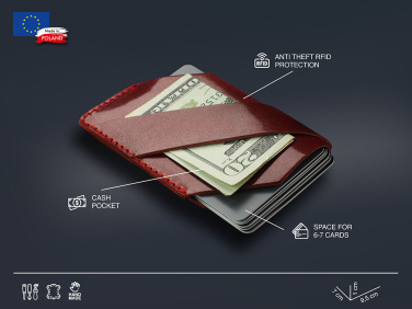 Logo trade corporate gifts image of: Wallet 1242141