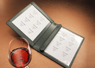 Logo trade business gift photo of: Menu cover 1056119