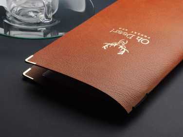 Logo trade promotional giveaways image of: Menu cover Ambiente 1947318