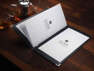 Logo trade business gifts image of: Menu cover Fine Dining Pro 1633319