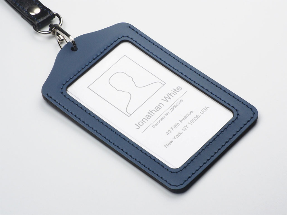 Logo trade business gifts image of: ID Badge Holder 2038094