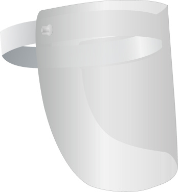 Logotrade promotional products photo of: TEMIDA tilting face shield 1424162