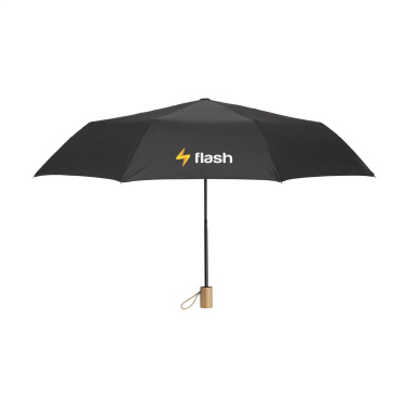 Logo trade promotional giveaways image of: Mini Umbrella RCS RPET foldable umbrella 21 inch