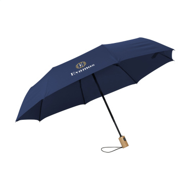 Logo trade advertising products image of: Michigan foldable RCS RPET umbrella 21 inch