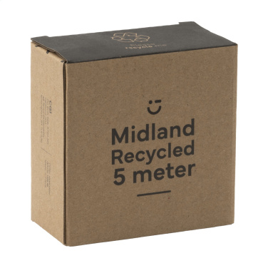 Logo trade corporate gifts image of: Midland Recycled 5 metre tape measure