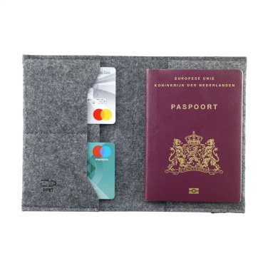 Logotrade advertising product image of: Identify GRS RPET Felt passport holder