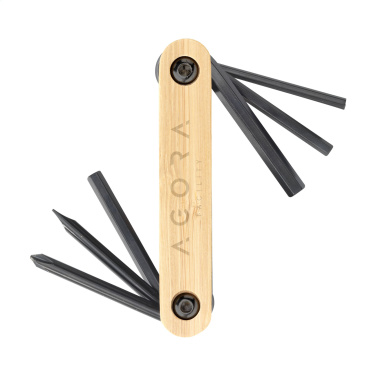 Logo trade promotional products image of: Bamboo Black Tool multi tool