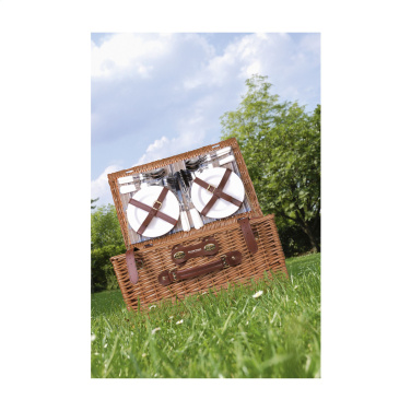 Logo trade business gift photo of: QualityTime picnic basket