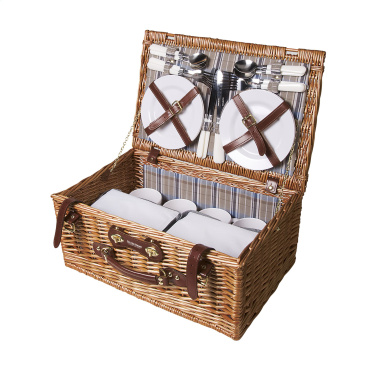 Logotrade promotional gift picture of: QualityTime picnic basket