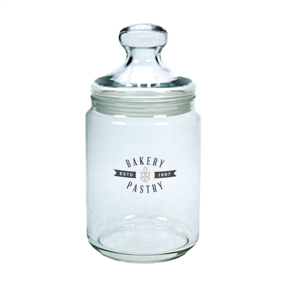 Logo trade corporate gifts image of: Dolci Candy jar 1 L