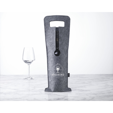 Logo trade business gift photo of: Wine Bag-to-Give GRS RPET