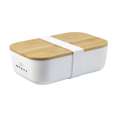 Logo trade promotional gifts image of: Midori Bamboo Lunchbox