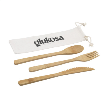 Logotrade corporate gift image of: Bambu Cutlery Set