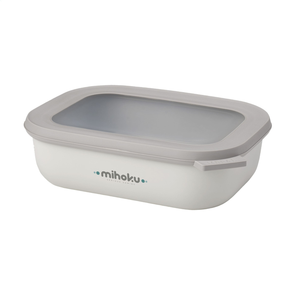 Logotrade promotional item picture of: Mepal Cirqula multi use rectangular bowl 1 L lunchbox