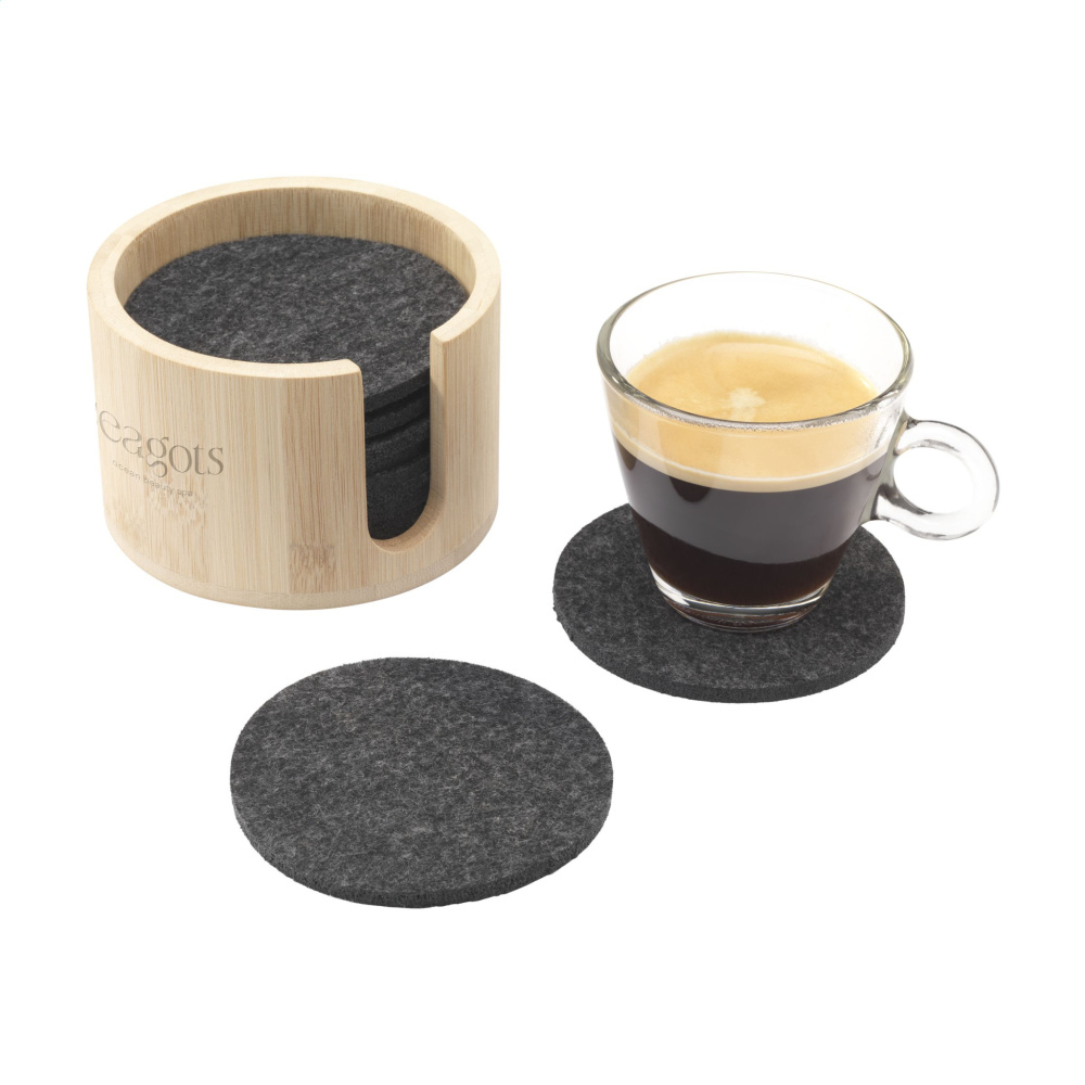 Logotrade advertising product image of: Cody Felt Coaster Set