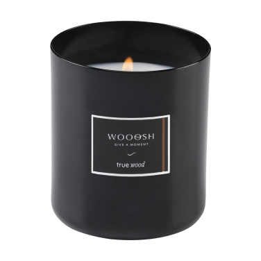 Logo trade corporate gifts image of: Wooosh Scented Candle True Wood