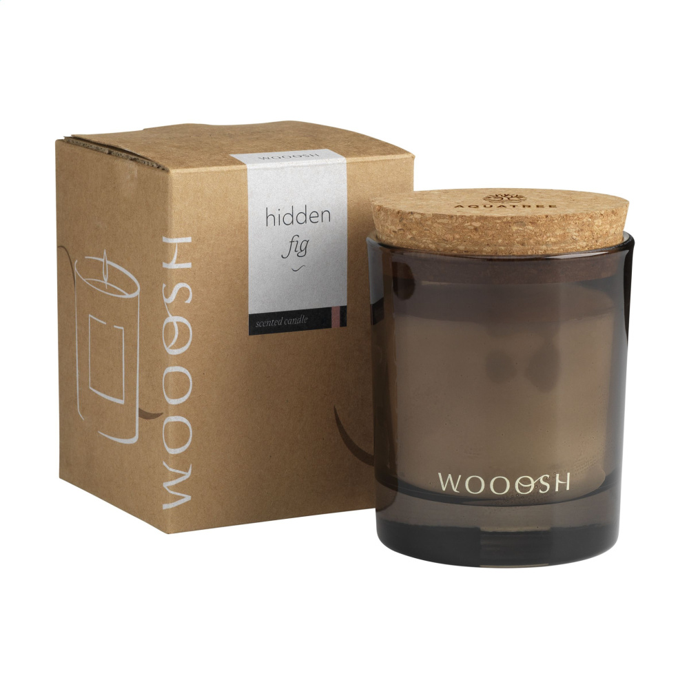 Logo trade promotional giveaways image of: Wooosh Scented Candle Hidden Fig