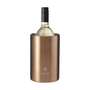 Logo trade promotional gift photo of: CoolSteel RCS Recycled Steel wine cooler