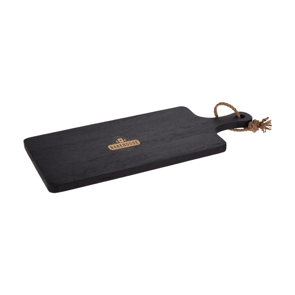 Logo trade promotional merchandise photo of: Black Board Rubberwood cutting board