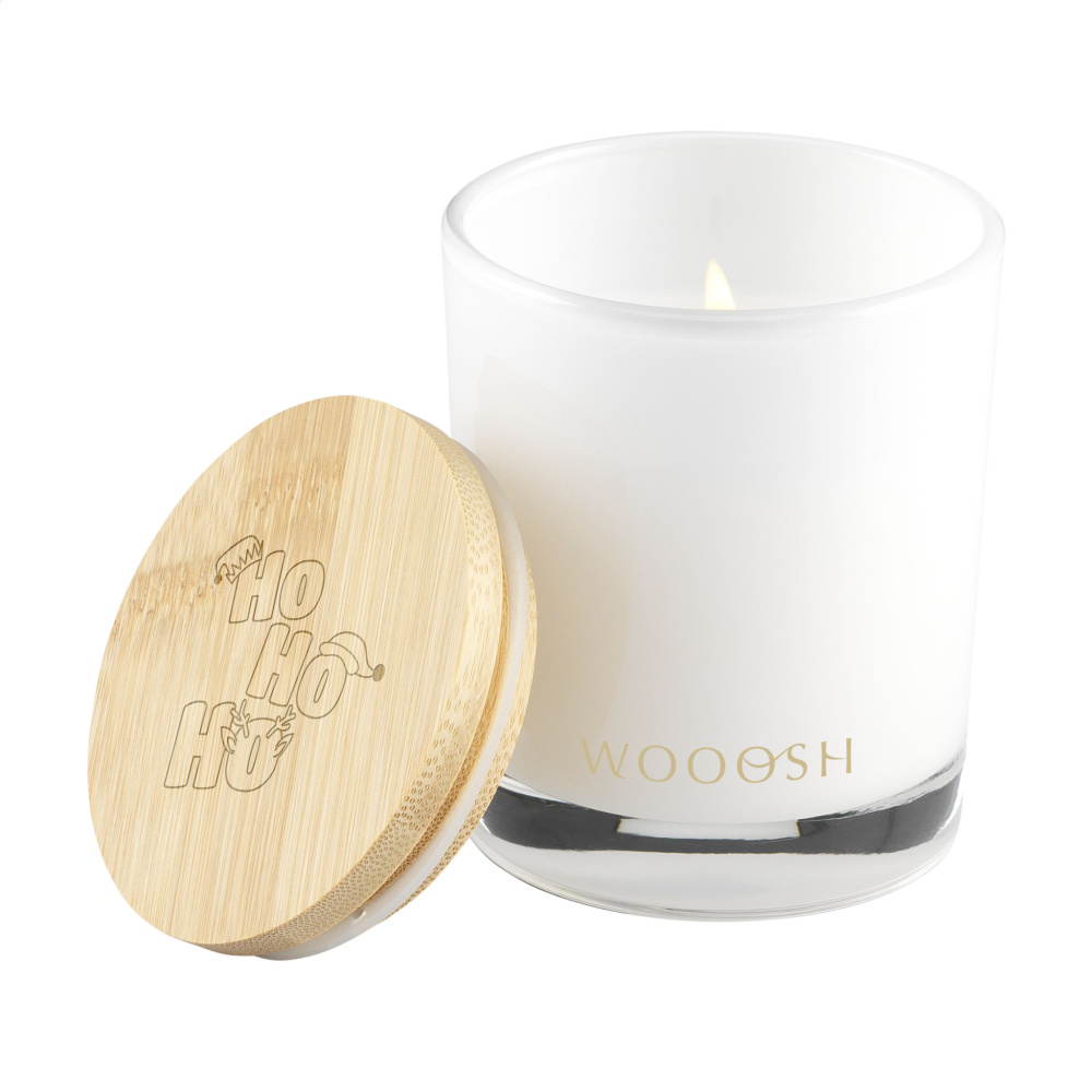 Logo trade promotional merchandise picture of: Wooosh Scented Candle Sweet Vanilla X-Mas