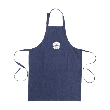 Logo trade corporate gift photo of: Apron GRS Recycled Denim (220 g/m²)