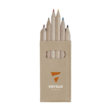 Logotrade promotional gift image of: SixColour coloured pencils