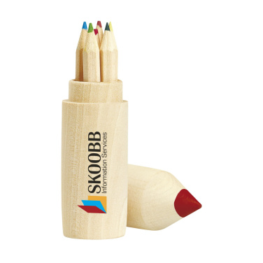 Logo trade promotional merchandise photo of: ColourWoody coloured pencils