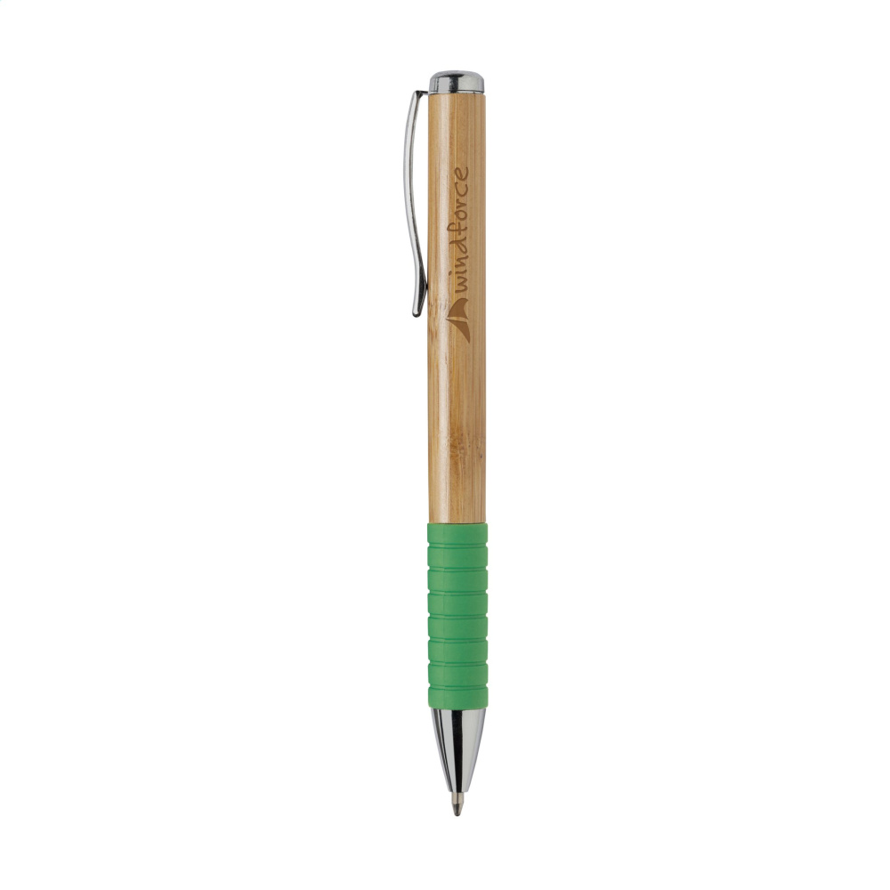 Logo trade business gifts image of: BambooWrite pen