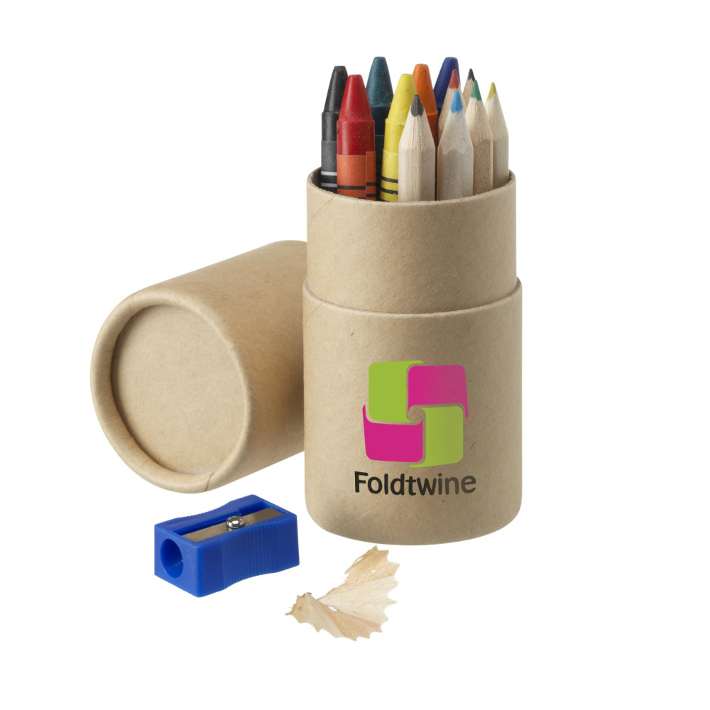 Logo trade promotional gifts image of: ColourJoy crayons