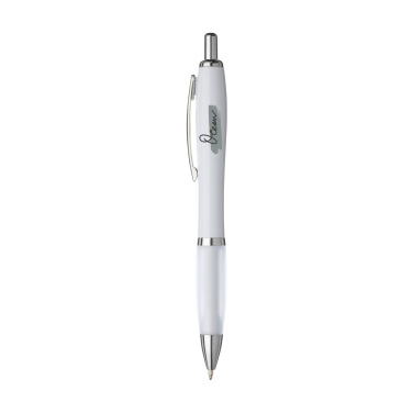 Logo trade promotional giveaways image of: Athos White pen