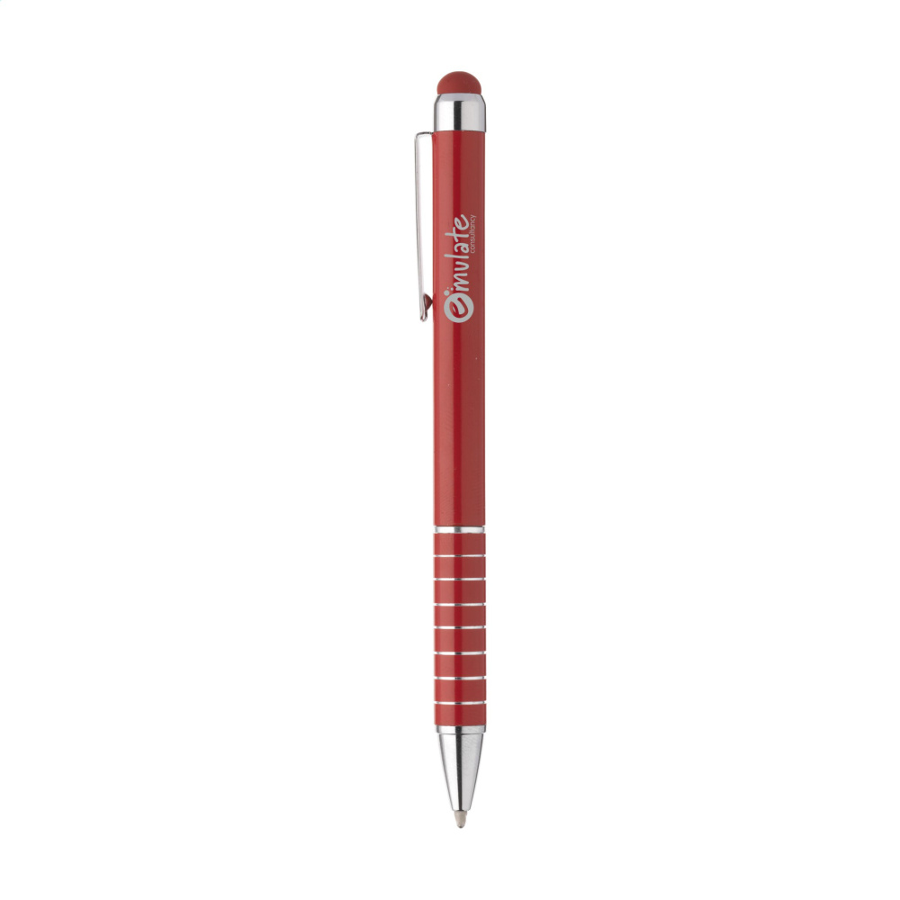 Logo trade promotional merchandise photo of: Lugano Touch stylus pen