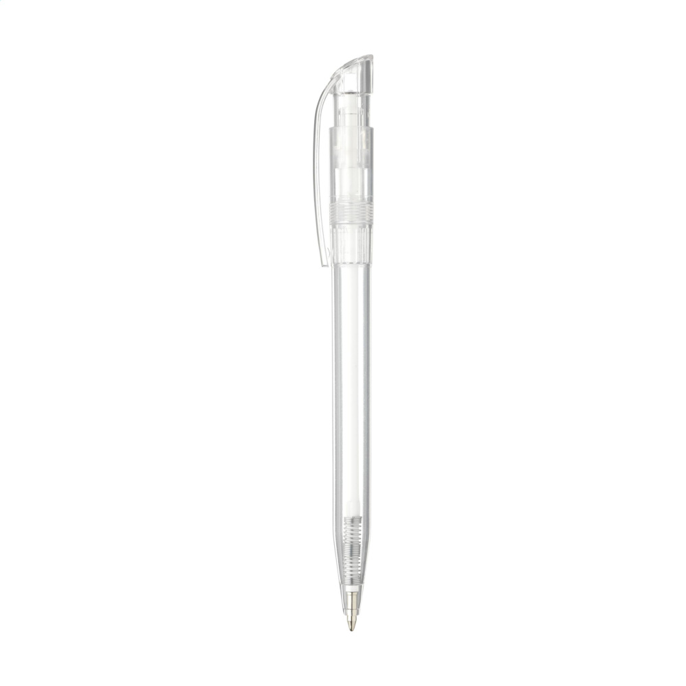 Logo trade promotional giveaways image of: Stilolinea S45 Clear pen