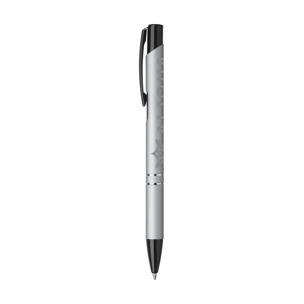 Logotrade promotional giveaway picture of: Ebony Rubberised pen