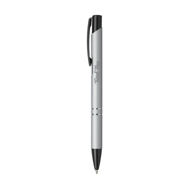 Logo trade corporate gift photo of: Ebony Rubberised pen