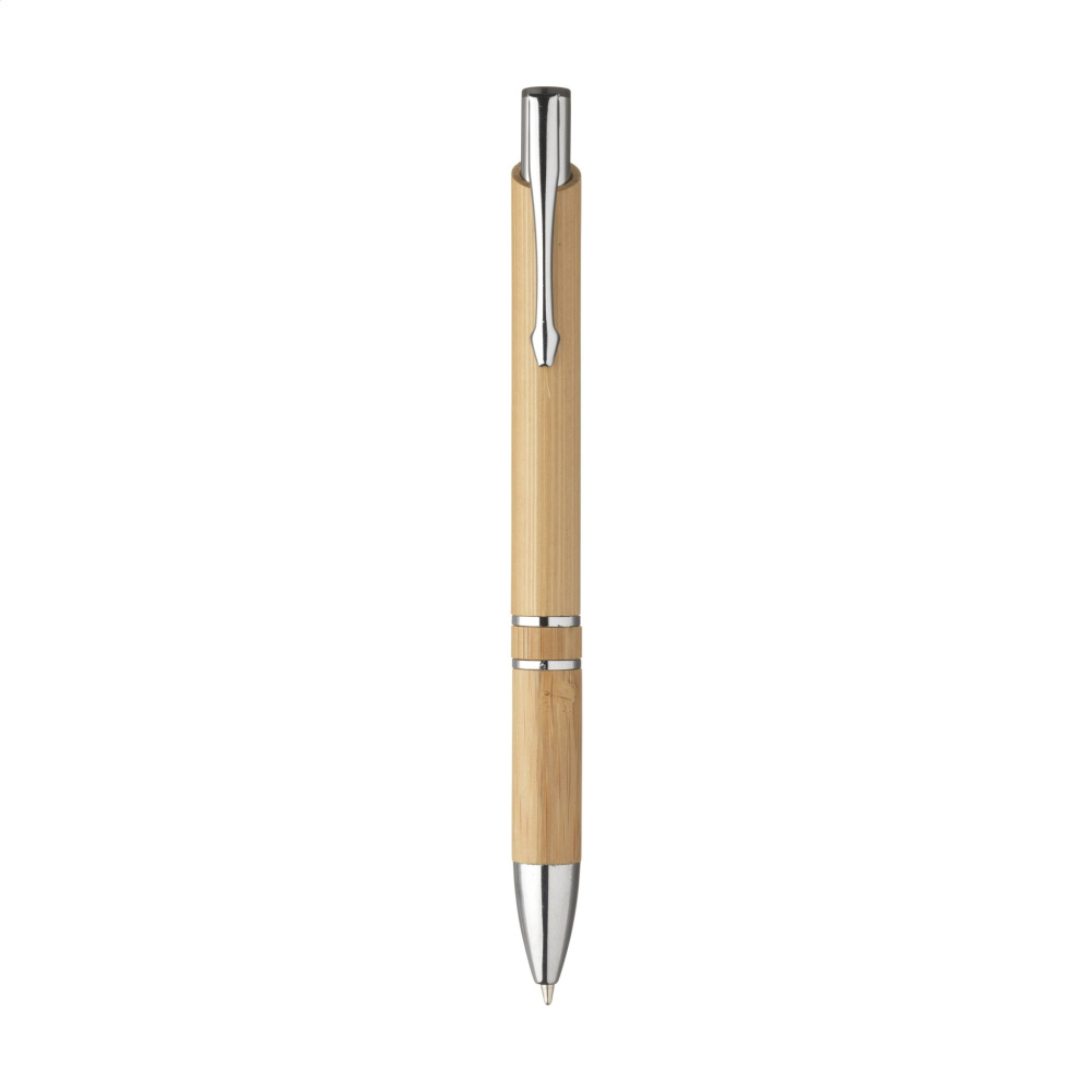 Logo trade promotional items picture of: Ebony Bamboo pen