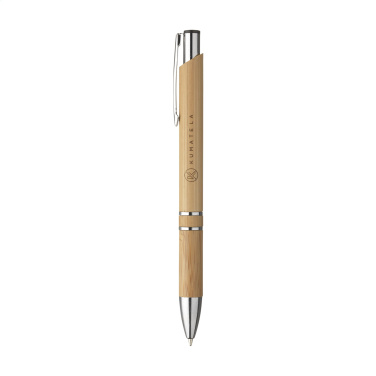 Logo trade promotional gift photo of: Ebony Bamboo pen