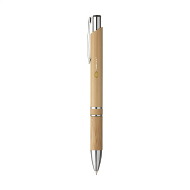 Logo trade corporate gifts image of: Ebony Bamboo pen