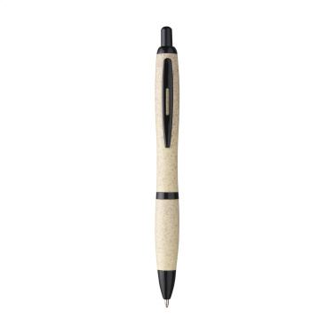 Logo trade business gift photo of: Athos Wheat-Cycled Pen wheat straw pen