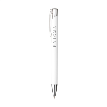 Logo trade promotional merchandise image of: Ebony Soft Touch pen