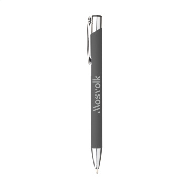 Logotrade promotional items photo of: Ebony Soft Touch pen