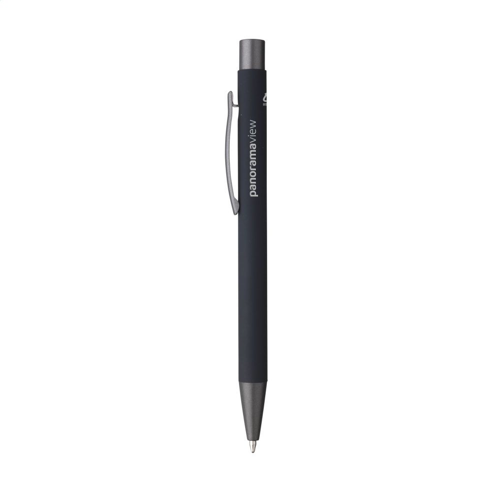 Logo trade promotional merchandise image of: Brady Soft Touch Recycled Alu pens