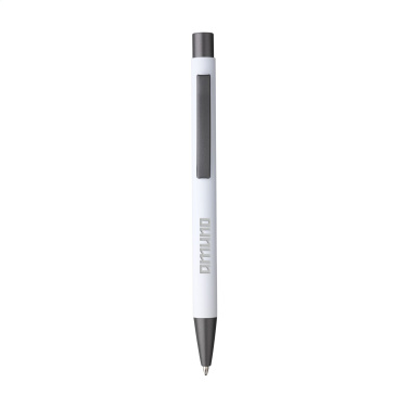 Logo trade promotional giveaways image of: Brady Soft Touch Recycled Alu pens