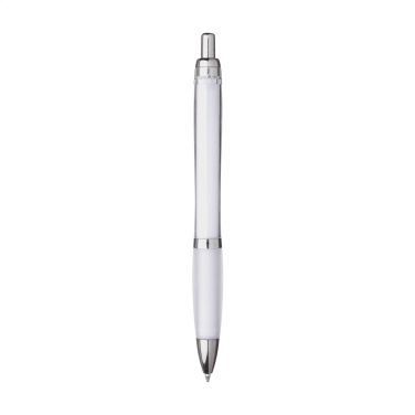 Logo trade promotional merchandise picture of: Athos Solid GRS Recycled ABS pen