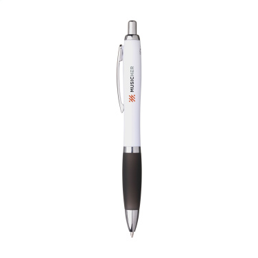 Logo trade promotional item photo of: Athos Trans GRS Recycled ABS pen